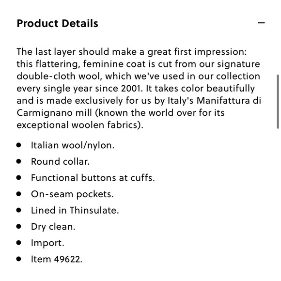 J.Crew Lady Day Coat in Italian Double Cloth - Picture 15 of 16